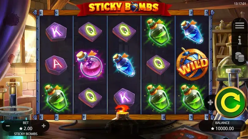 Sticky Bombs slot screenshot 1
