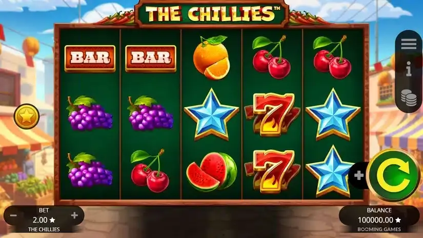 The Chillies slot screenshot 1