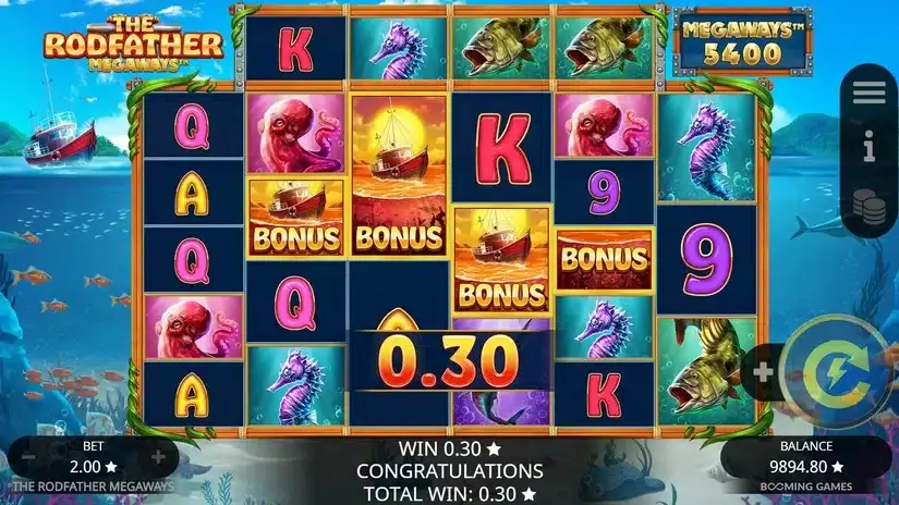 The Rodfather Megaways slot screenshot 3