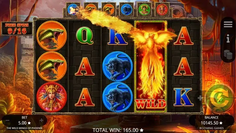 Wild Wings of Phoenix slot screenshot 8