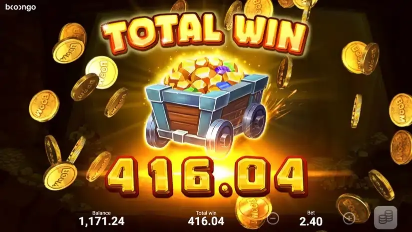 Boom! Boom! Gold! slot screenshot 7