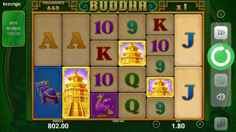 Buddha Megaways slot screenshot 4