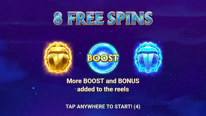 Crystal Scarabs slot screenshot 5