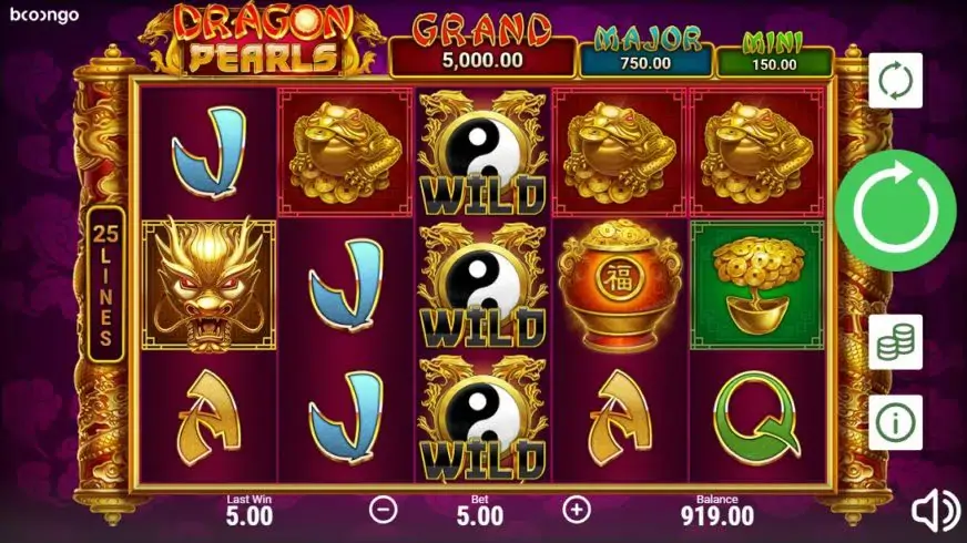 Dragon Pearls: Hold & Win slot screenshot