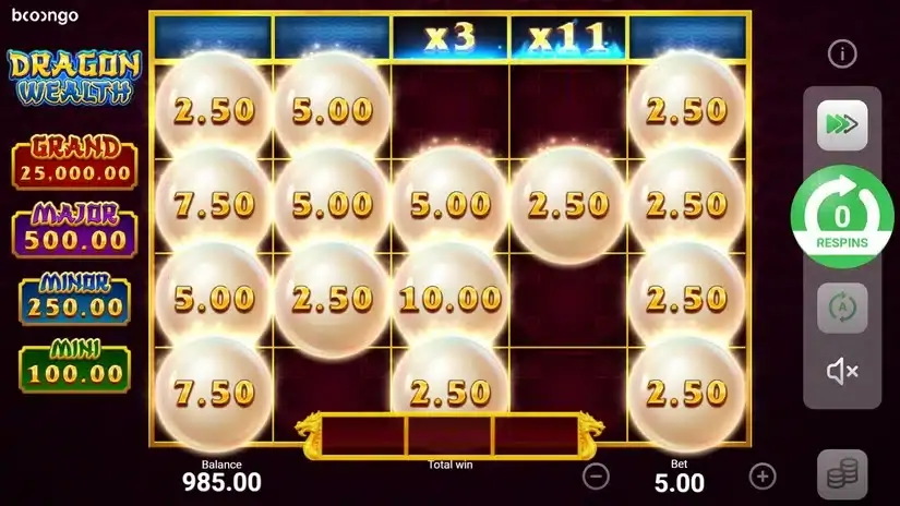 Dragon Wealth slot screenshot 4