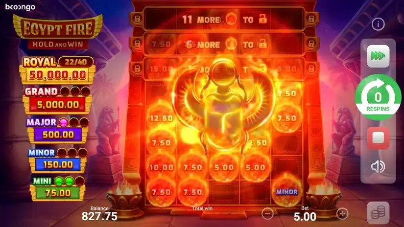 Egypt Fire slot screenshot 4