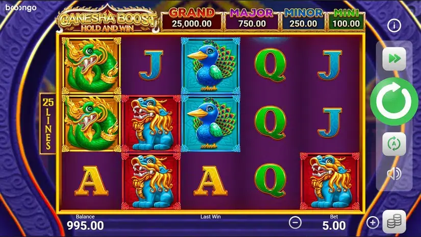 Ganesha Boost Hold and Win slot screenshot 1