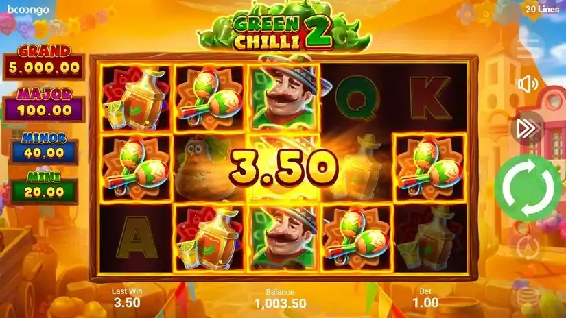 Green Chilli 2 slot screenshot 2