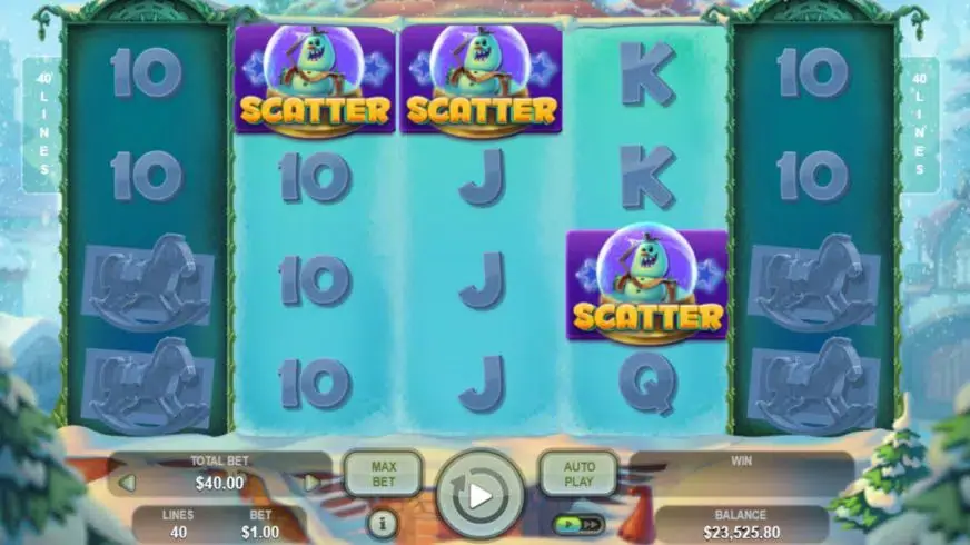 Lucky Xmas slot screenshot 3