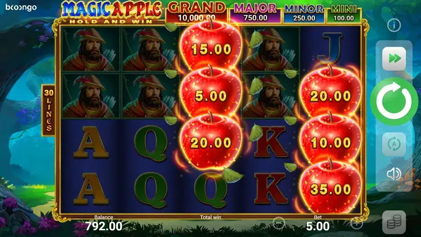 Magic Apple Hold and Win slot screenshot 3