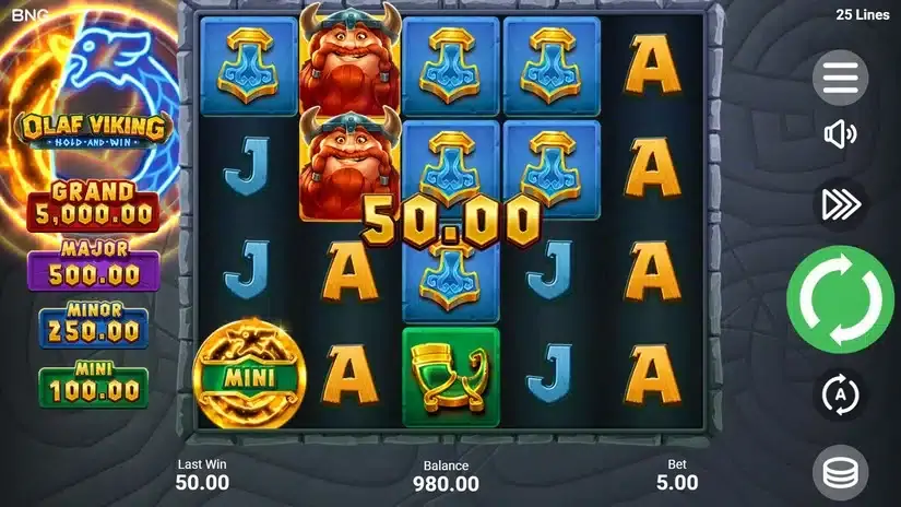 Olaf Viking slot screenshot 2