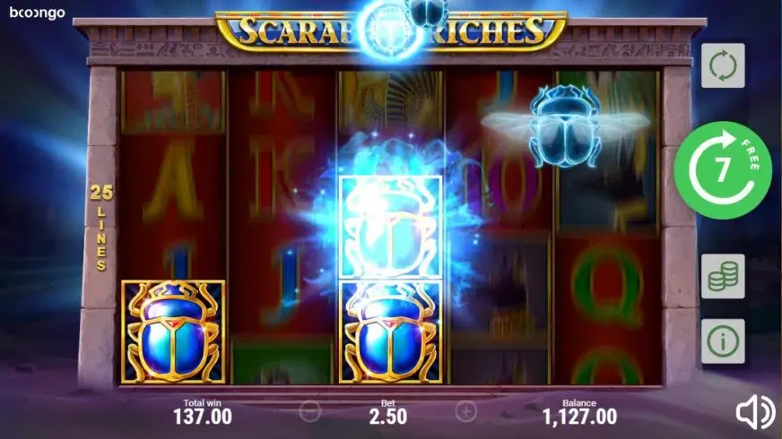 Scarab Riches slot screenshot 4