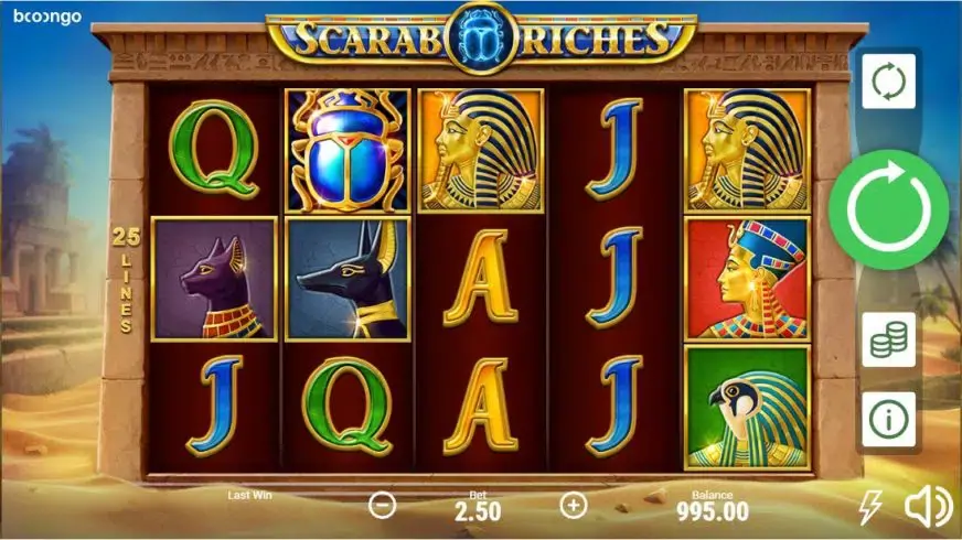 Scarab Riches slot screenshot 1