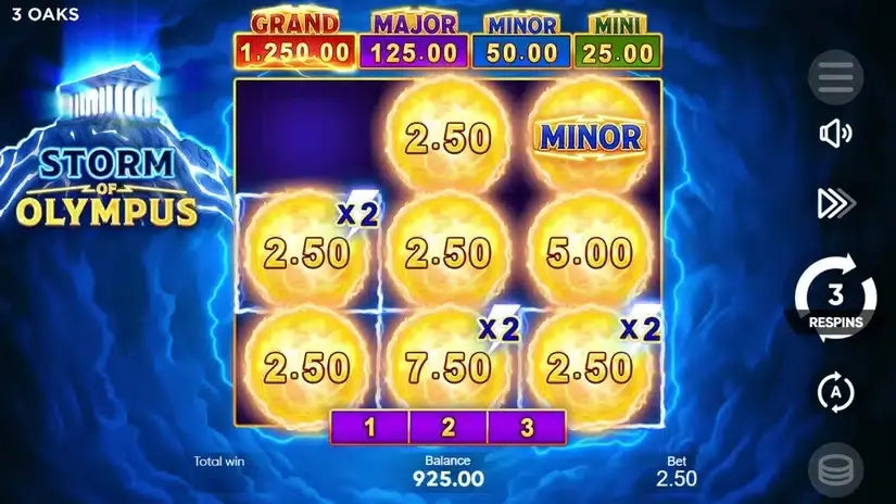 Storm of Olympus slot screenshot 4