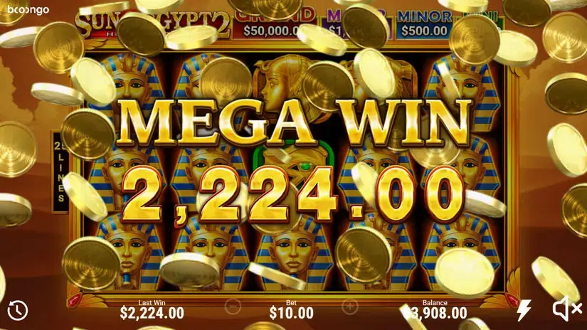 Sun of Egypt 2 slot screenshot 4