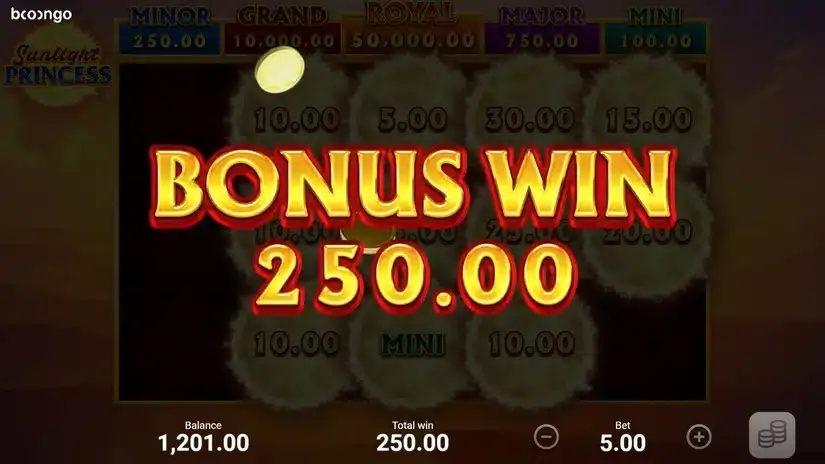 Sunlight Princess slot screenshot 5