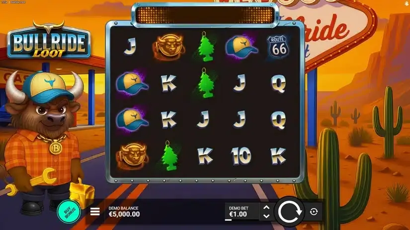 Bullride Loot slot screenshot 1