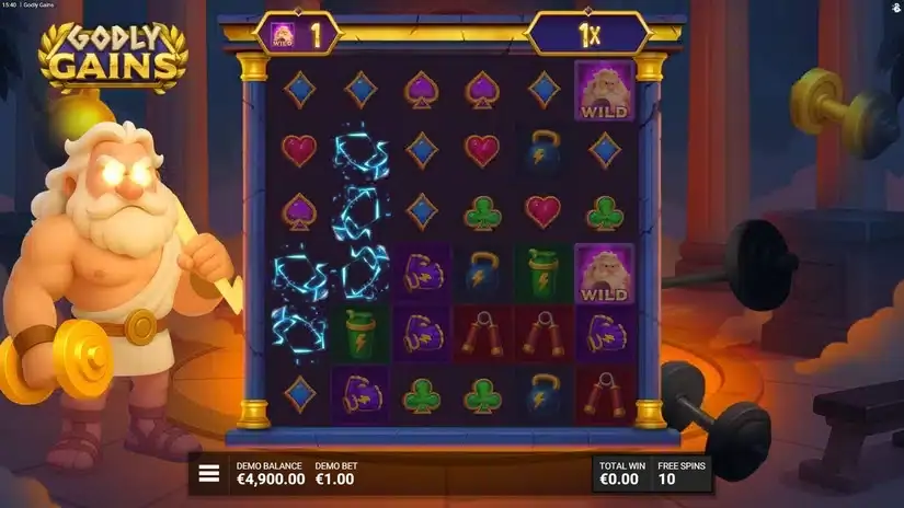 Godly Gains slot screenshot 4