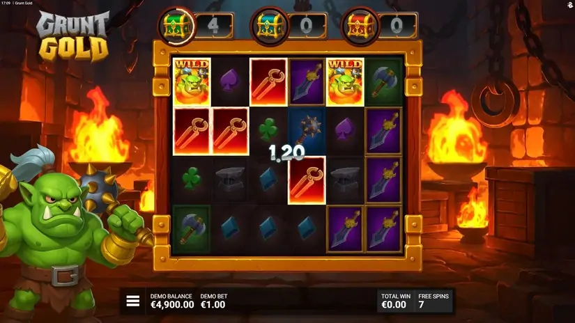 Grunt Gold slot screenshot 4