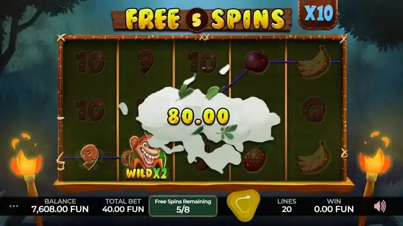 Banana Boom slot screenshot 4