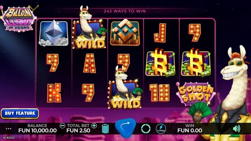 Billion Llama in Vegas slot screenshot 1