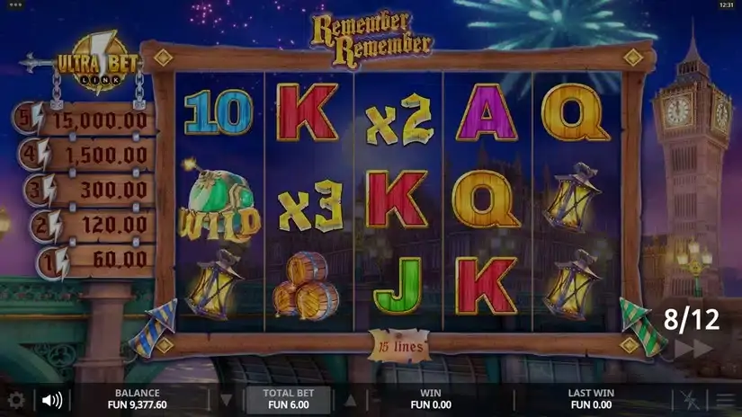 Remember Remember slot screenshot 5