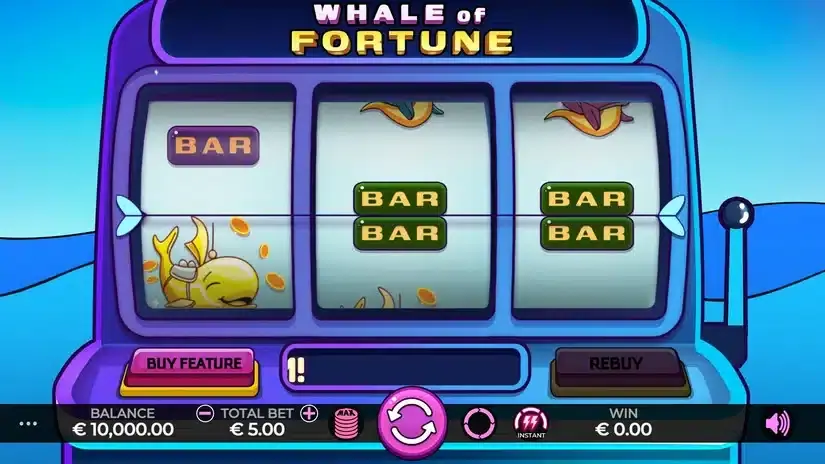 Whale of Fortune slot screenshot 1