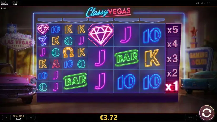Classy Vegas slot screenshot 2