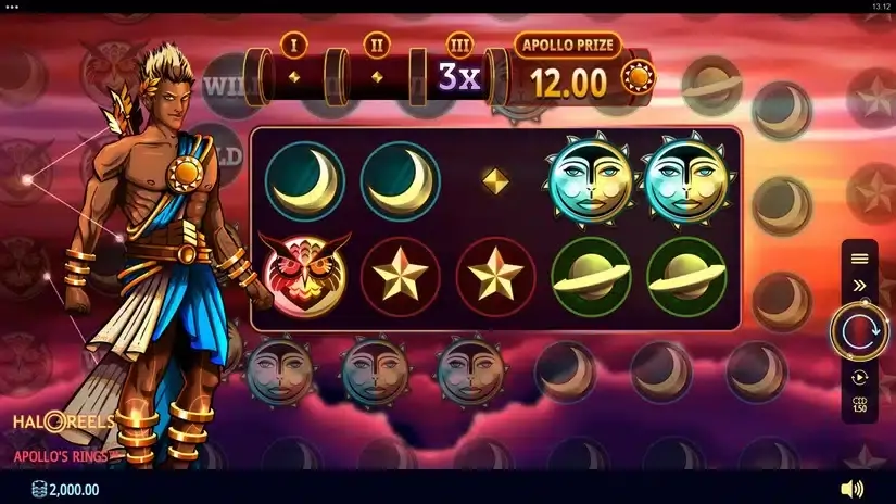 Apollo’s Rings slot screenshot 1