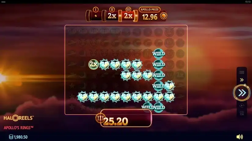 Apollo’s Rings slot screenshot 5