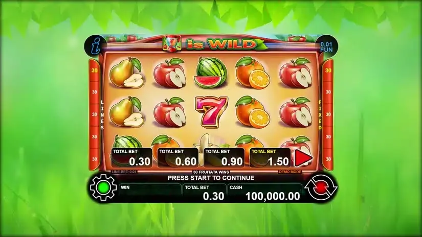 30 Fruitata Wins slot screenshot 1