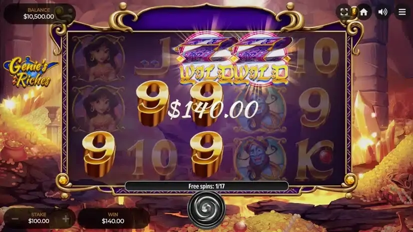 Genie’s Riches slot screenshot 3
