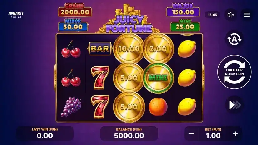 Juicy Fortune: Hold and Win slot screenshot 1