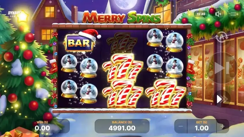 Merry Spins slot screenshot 4