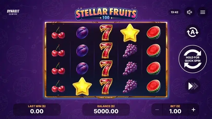 Stellar Fruits 100 slot screenshot 1