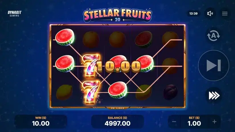 Stellar Fruits 20 slot screenshot 4
