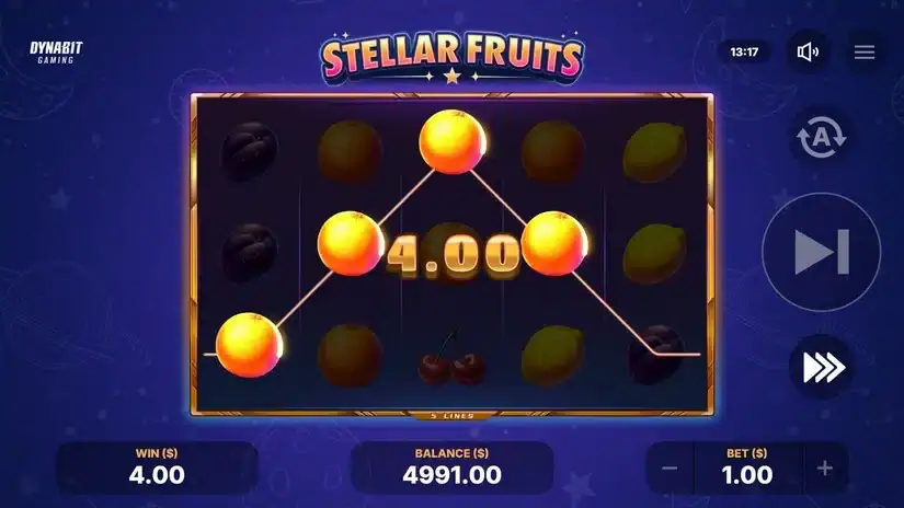 Stellar Fruits slot screenshot 3