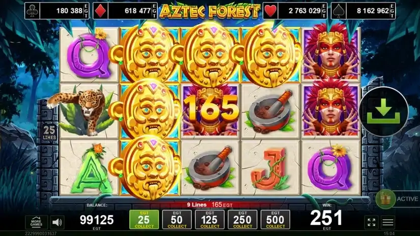 Aztec Forest slot screenshot 5