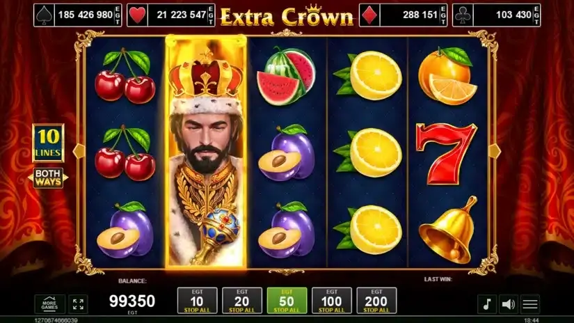 Extra Crown slot screenshot 2