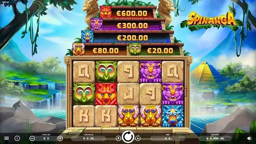 Spinanga slot screenshot 1