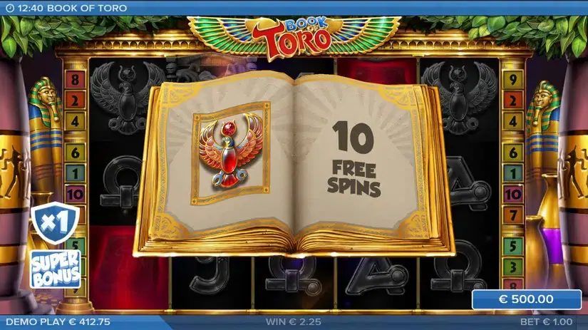 Book of Toro slot screenshot 5
