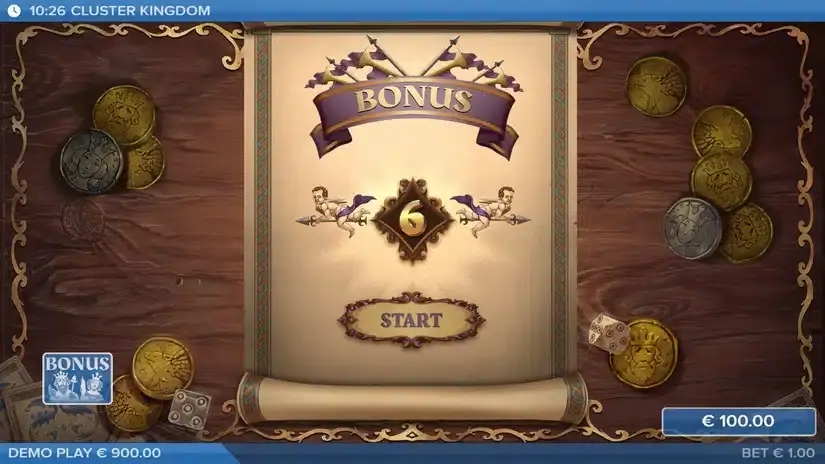 Cluster Kingdom slot screenshot 3