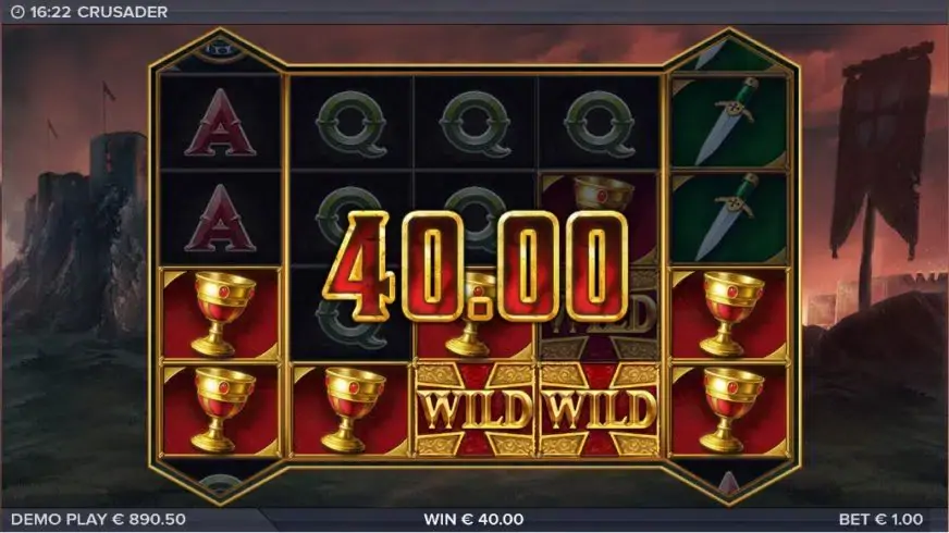 Crusader slot screenshot 3