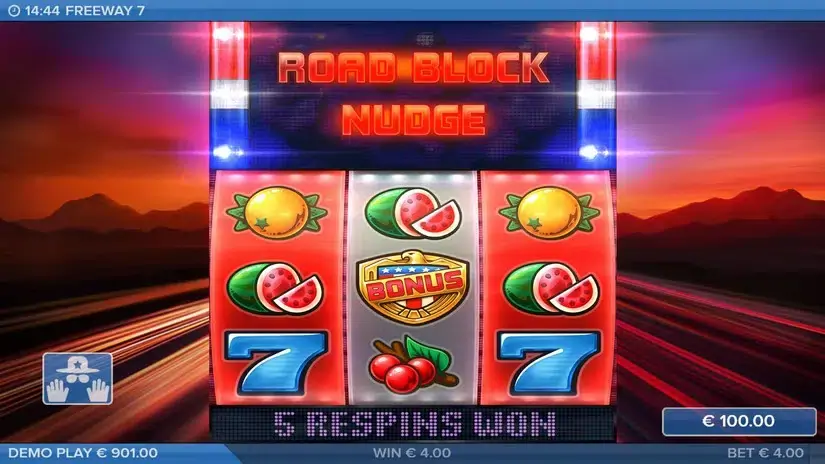 Freeway 7 slot screenshot 4