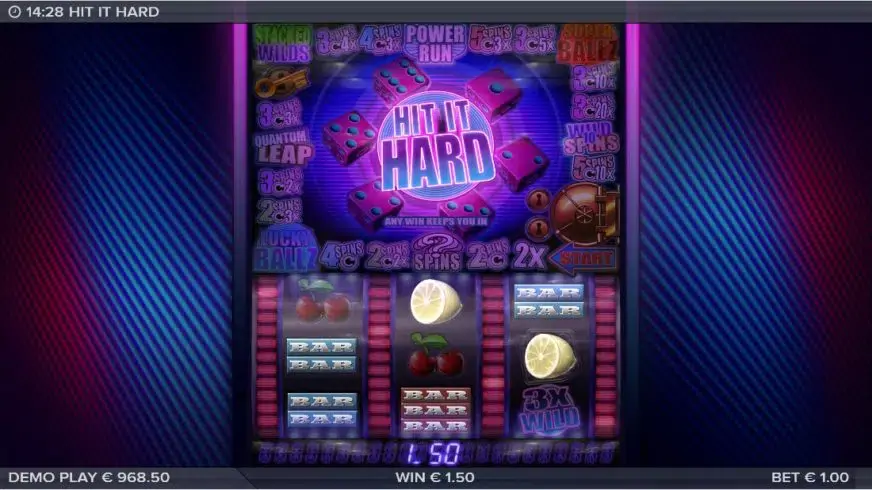 Hit It Hard slot screenshot 2
