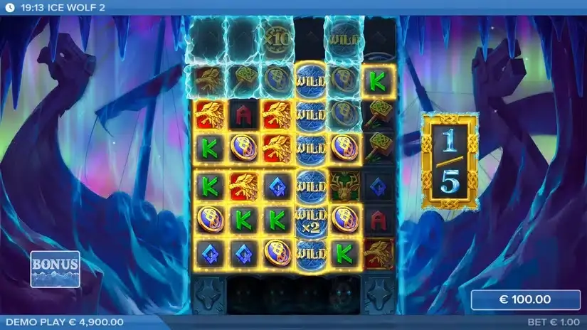 Ice Wolf 2 slot screenshot 3