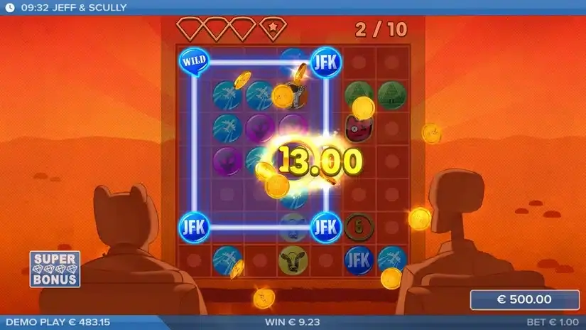 Jeff & Scully slot screenshot 5