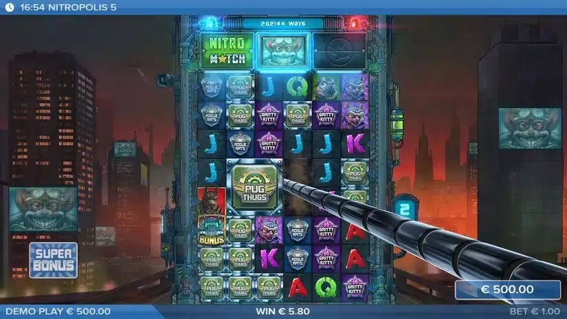 Nitropolis 5 slot screenshot 5