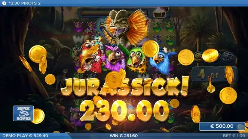 Pirots 2 slot screenshot 