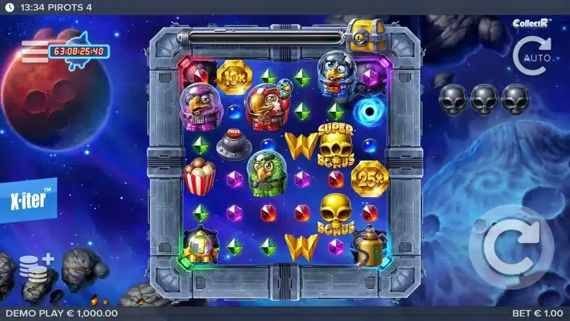 Pirots 4 slot screenshot 